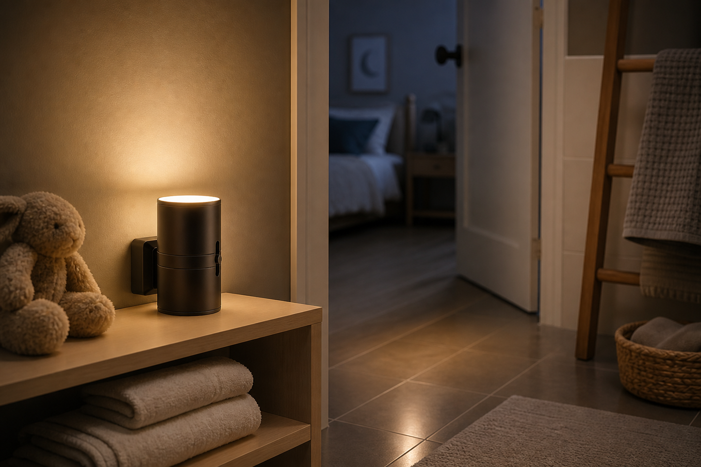 Veilleuse LED cylindrique