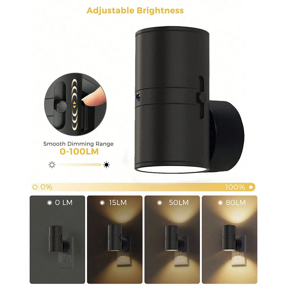 Veilleuse LED cylindrique